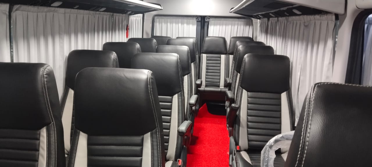 Tempo Traveller 12 Seater for hire in Bangalore